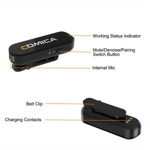 میکروفون بی سیم یقه ای کامیکا مدل Vimo S-UC